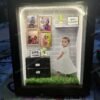 Personalized 3D LED shadow box photo frame with custom family photos and lights