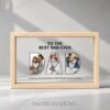 Personalised Father's Day acrylic DAD photo frame - Best Dad Ever keepsake